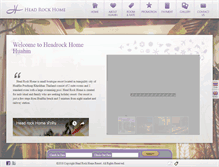 Tablet Screenshot of headrockhome.com